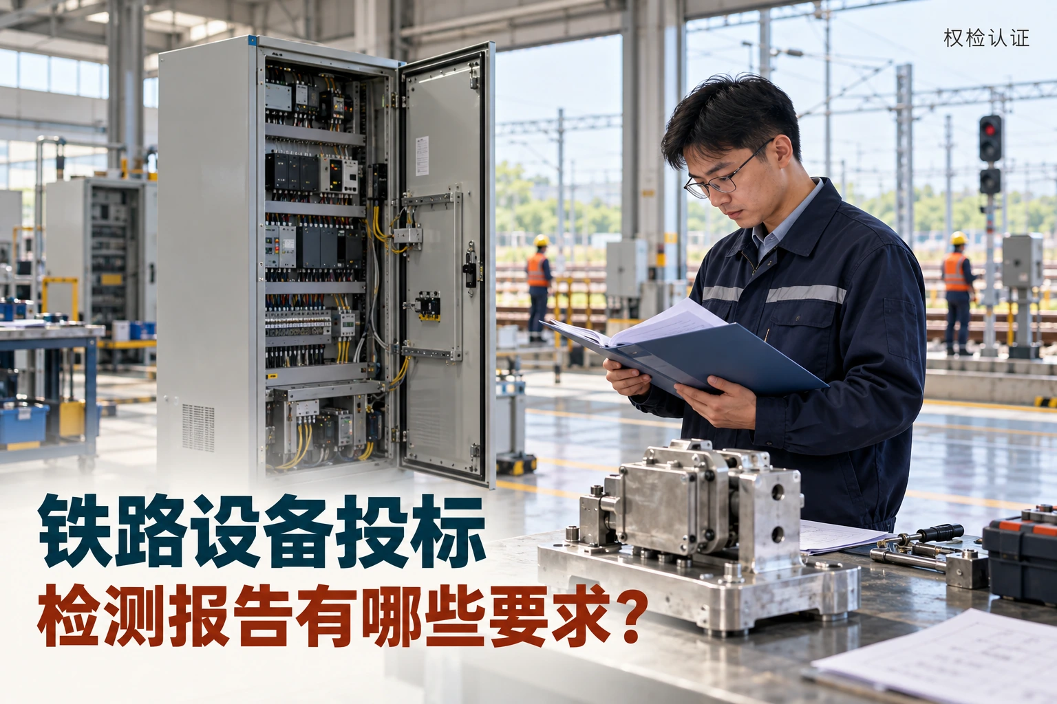 铁路设备投标,检测报告有哪些要求,权检认证AI业务场景封面