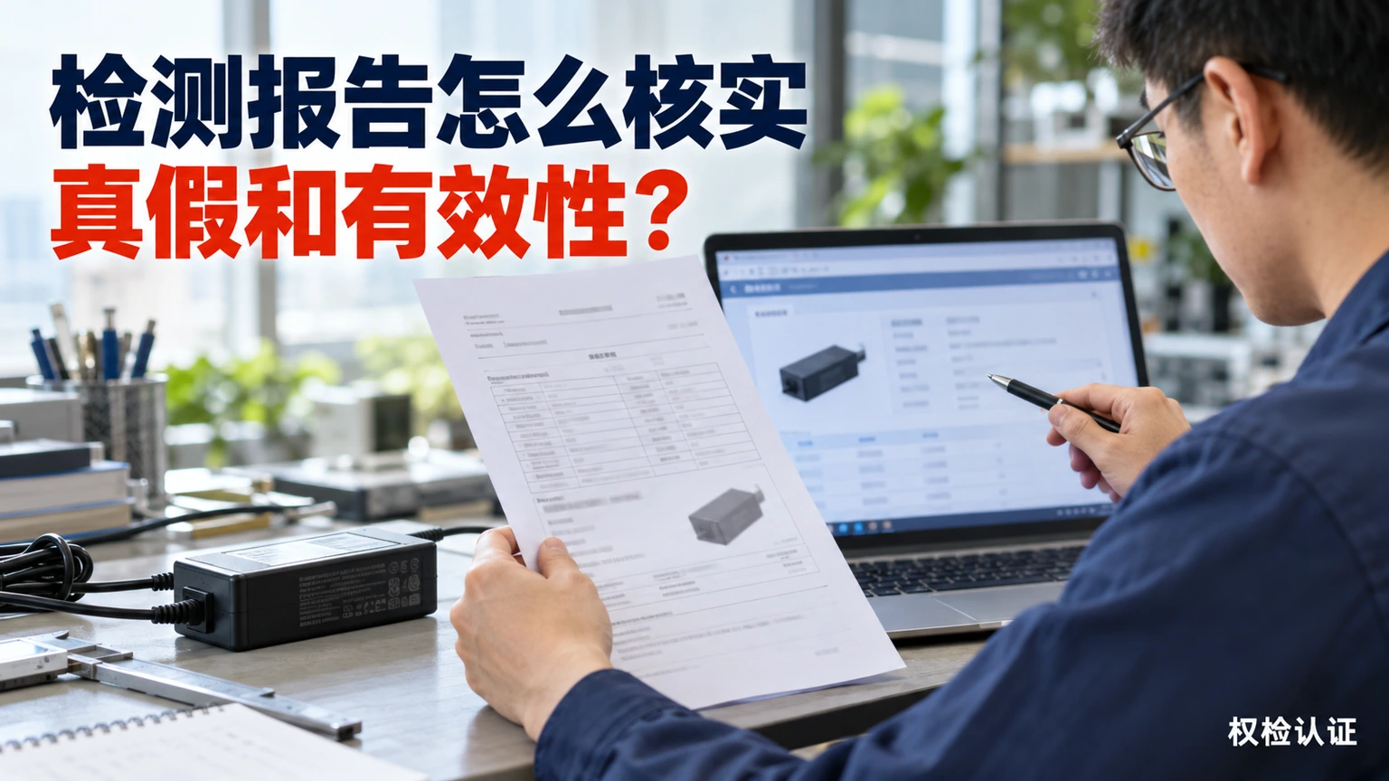 检测报告怎么核实真假和有效性?,权检认证AI业务场景封面