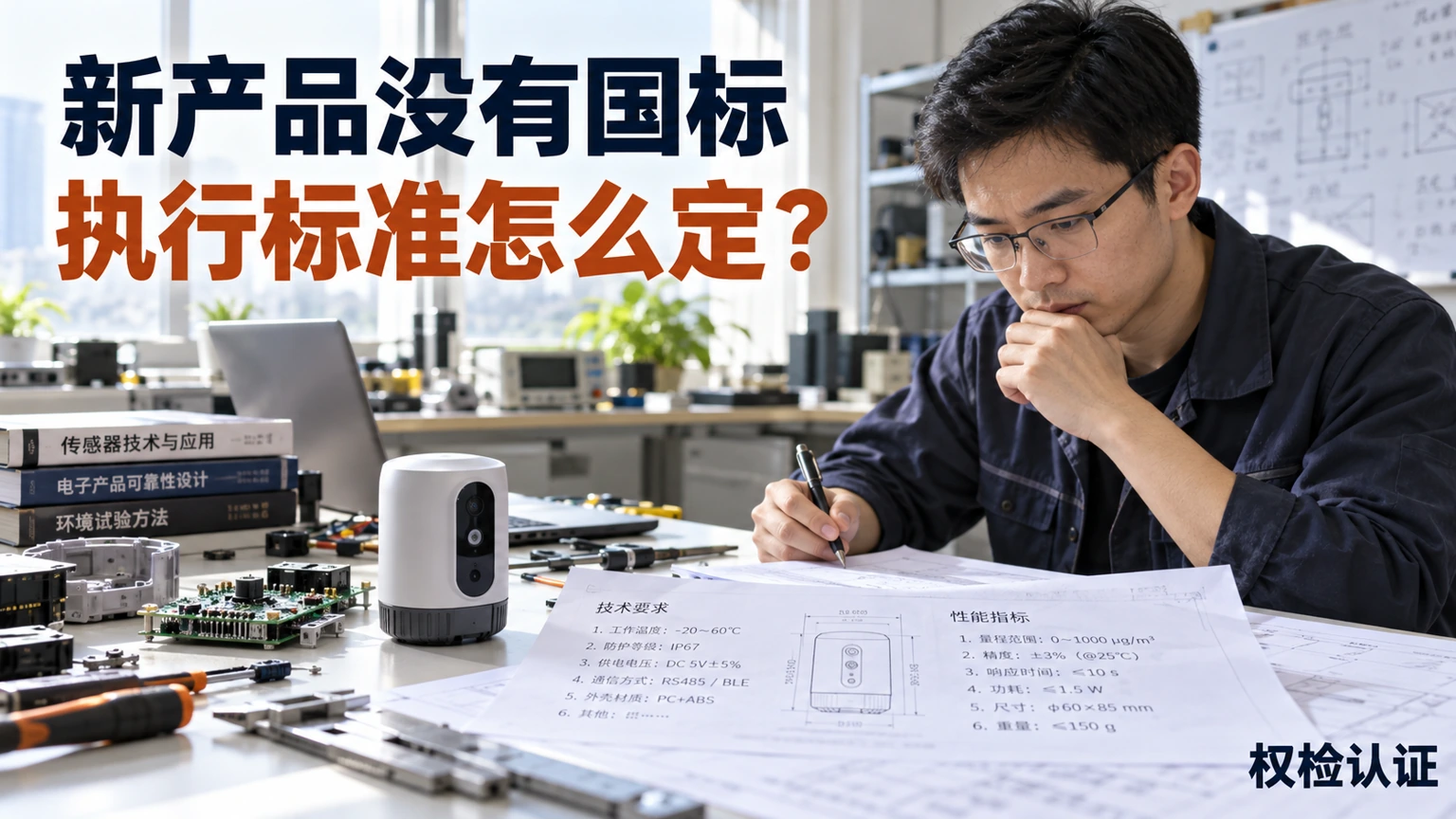 新产品没有国标,执行标准怎么定?,权检认证AI业务场景封面