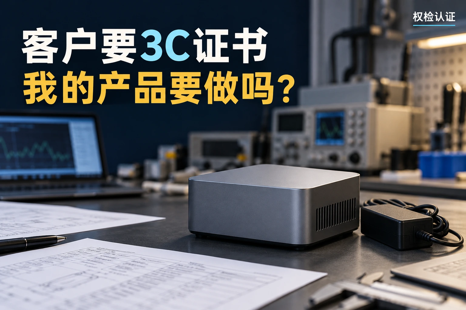客户要3C证书,我的产品要做吗?,权检认证AI业务场景封面
