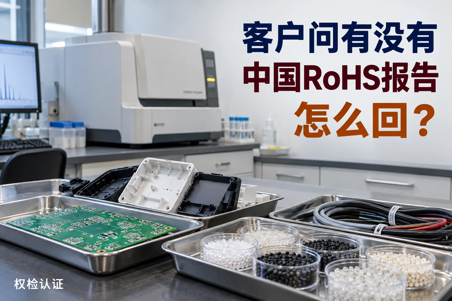客户问有没有中国RoHS报告,怎么回?,权检认证AI业务场景封面