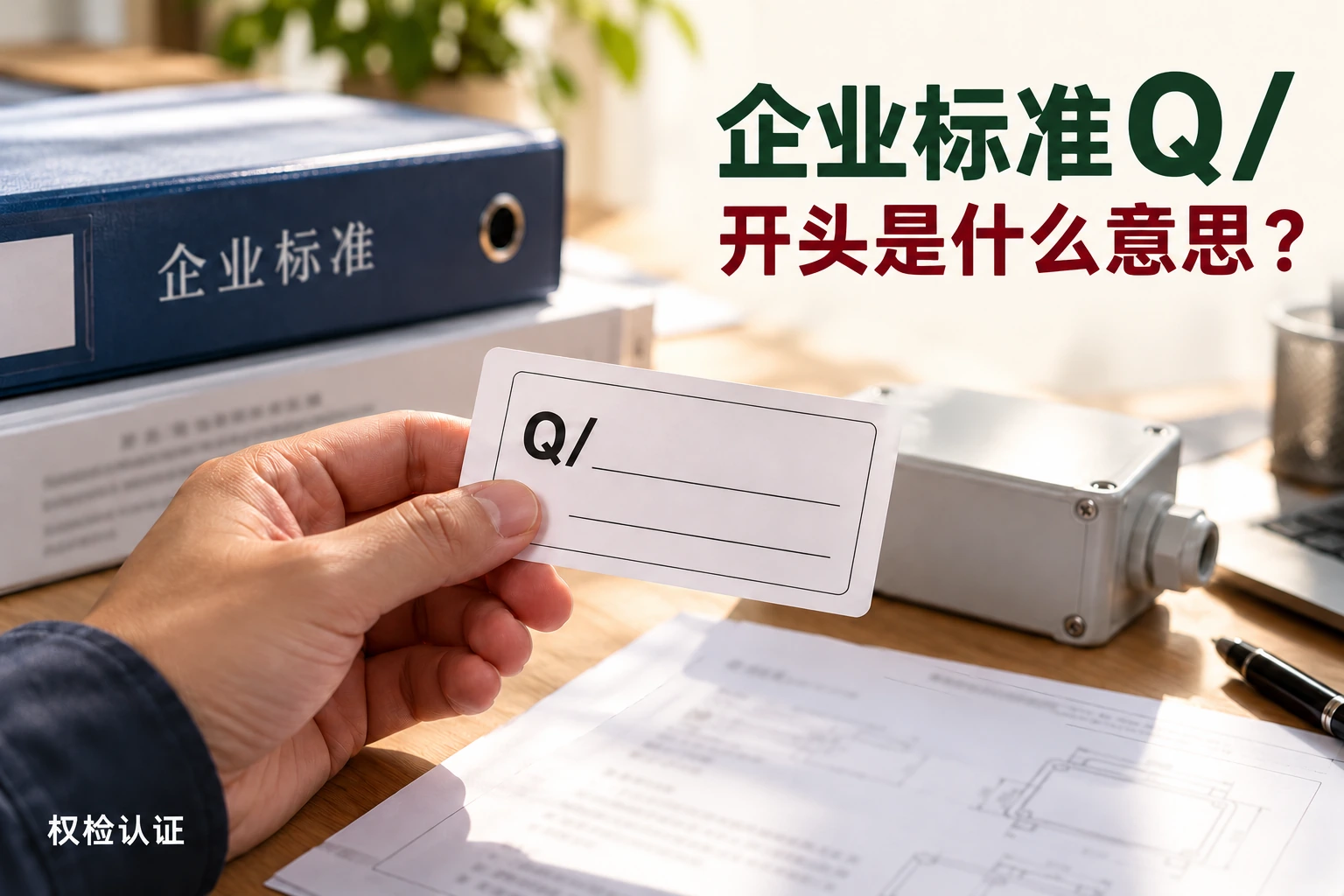 企业标准Q/开头是什么意思?,权检认证AI业务场景封面