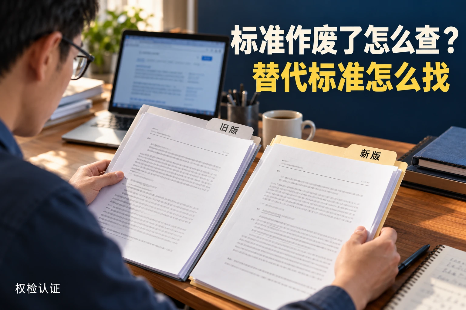 标准作废了怎么查?替代标准怎么找,权检认证AI业务场景封面