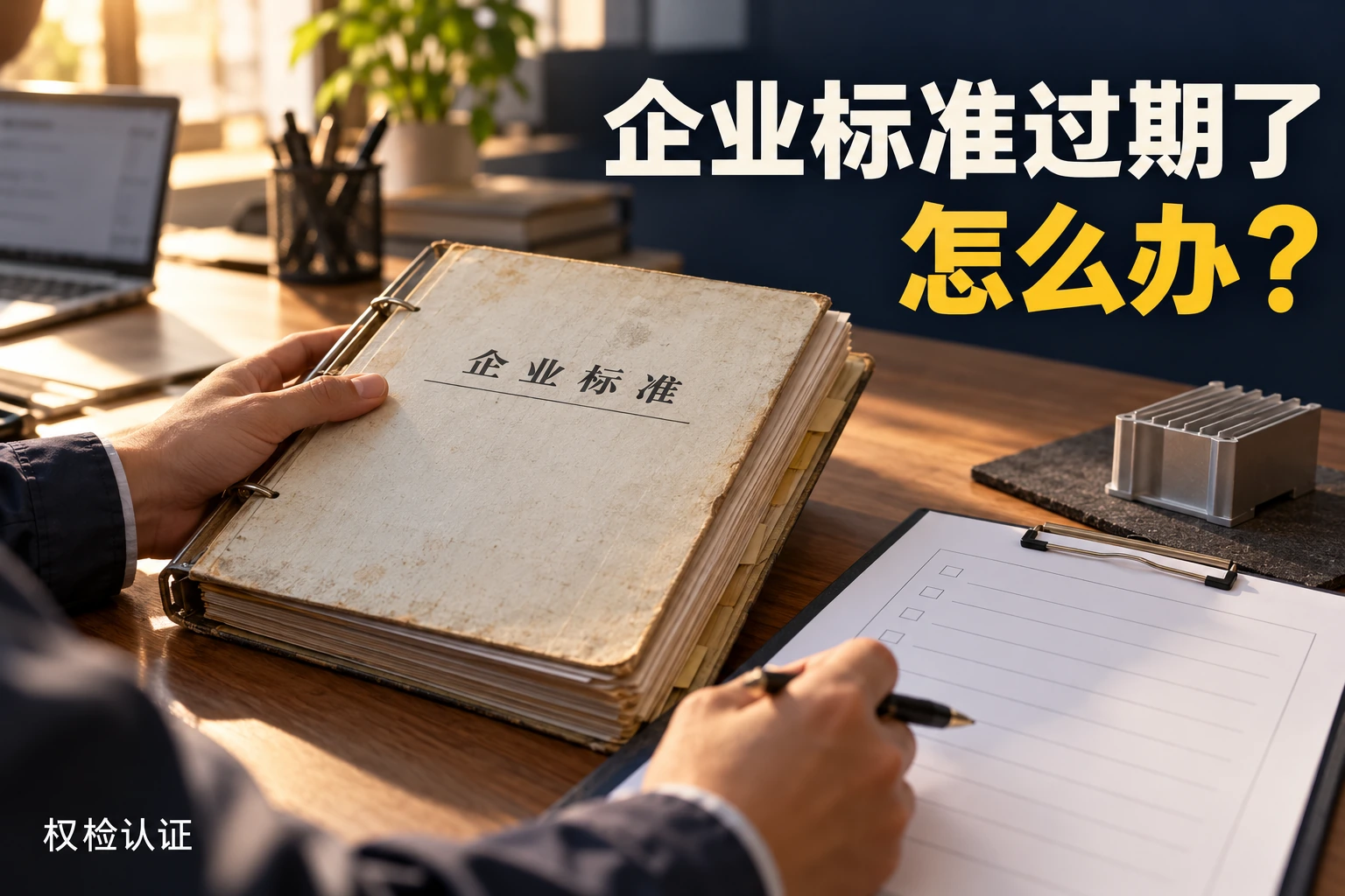 企业标准过期了怎么办?,权检认证AI业务场景封面