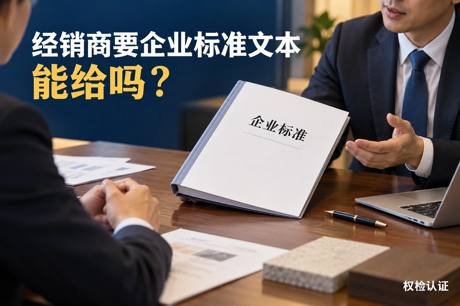 经销商要企业标准文本,能给吗?,权检认证AI业务场景封面