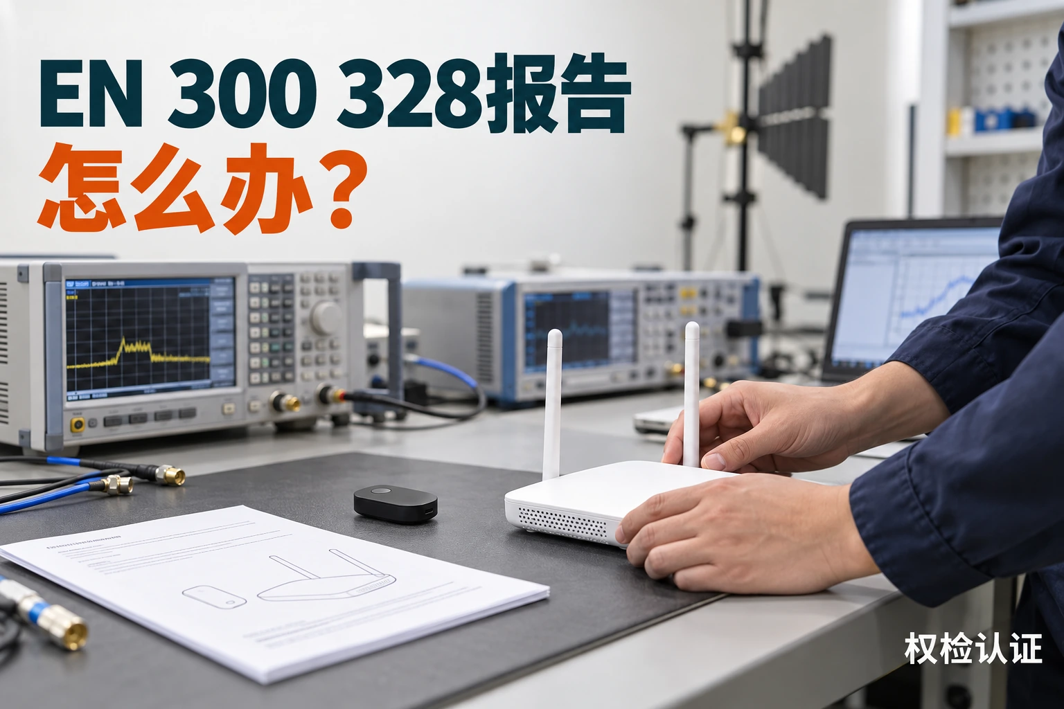 EN 300 328报告怎么办?,权检认证AI业务场景封面
