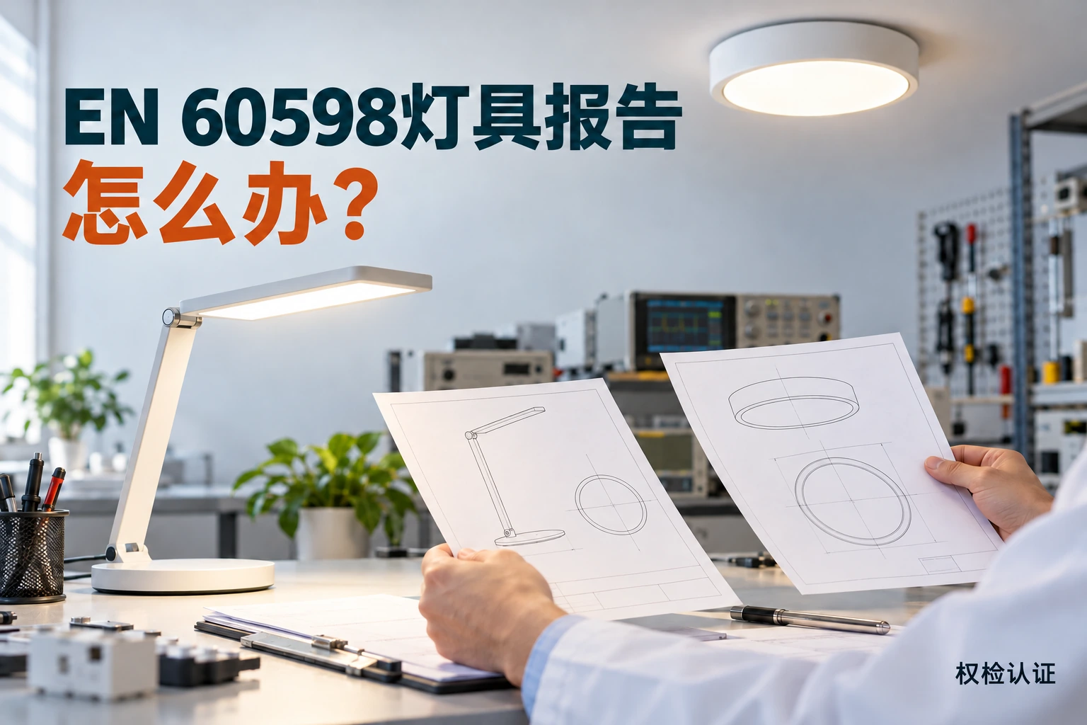 EN 60598灯具报告怎么办?,权检认证AI业务场景封面