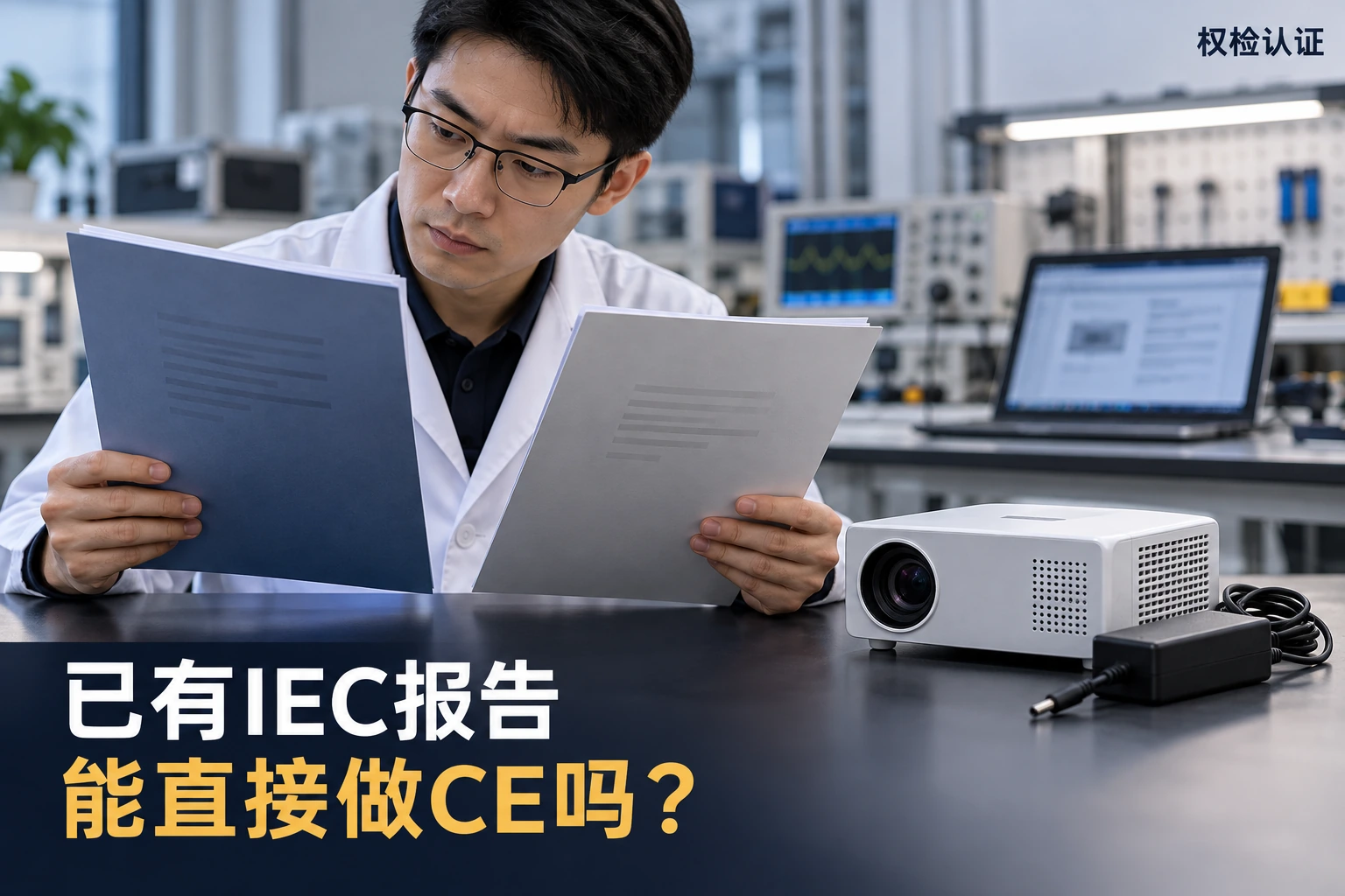 我们有IEC报告,能直接做CE吗?,权检认证AI业务场景封面