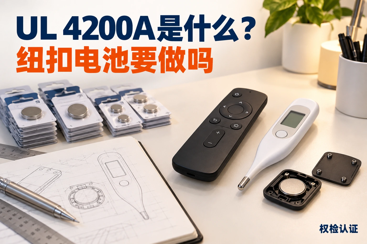 UL 4200A是什么?纽扣电池要做吗,权检认证AI业务场景封面