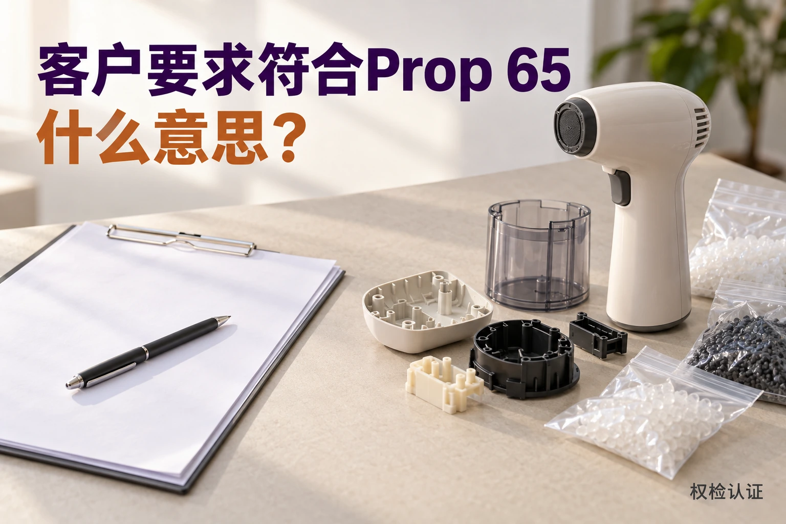 客户要求符合Prop 65,什么意思?,权检认证AI业务场景封面
