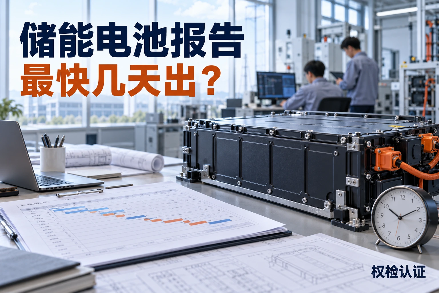 客户催储能电池报告,最快几天出?,权检认证AI业务场景封面