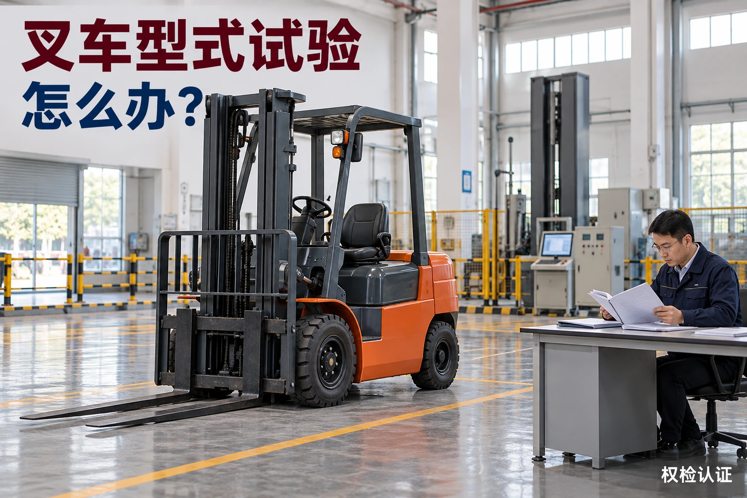 叉车特种设备型式试验怎么办?,权检认证AI业务场景封面