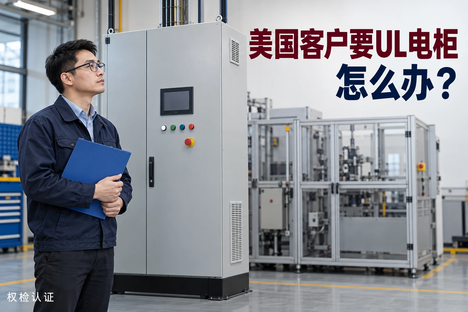 美国客户要UL电柜,怎么办?,权检认证AI业务场景封面