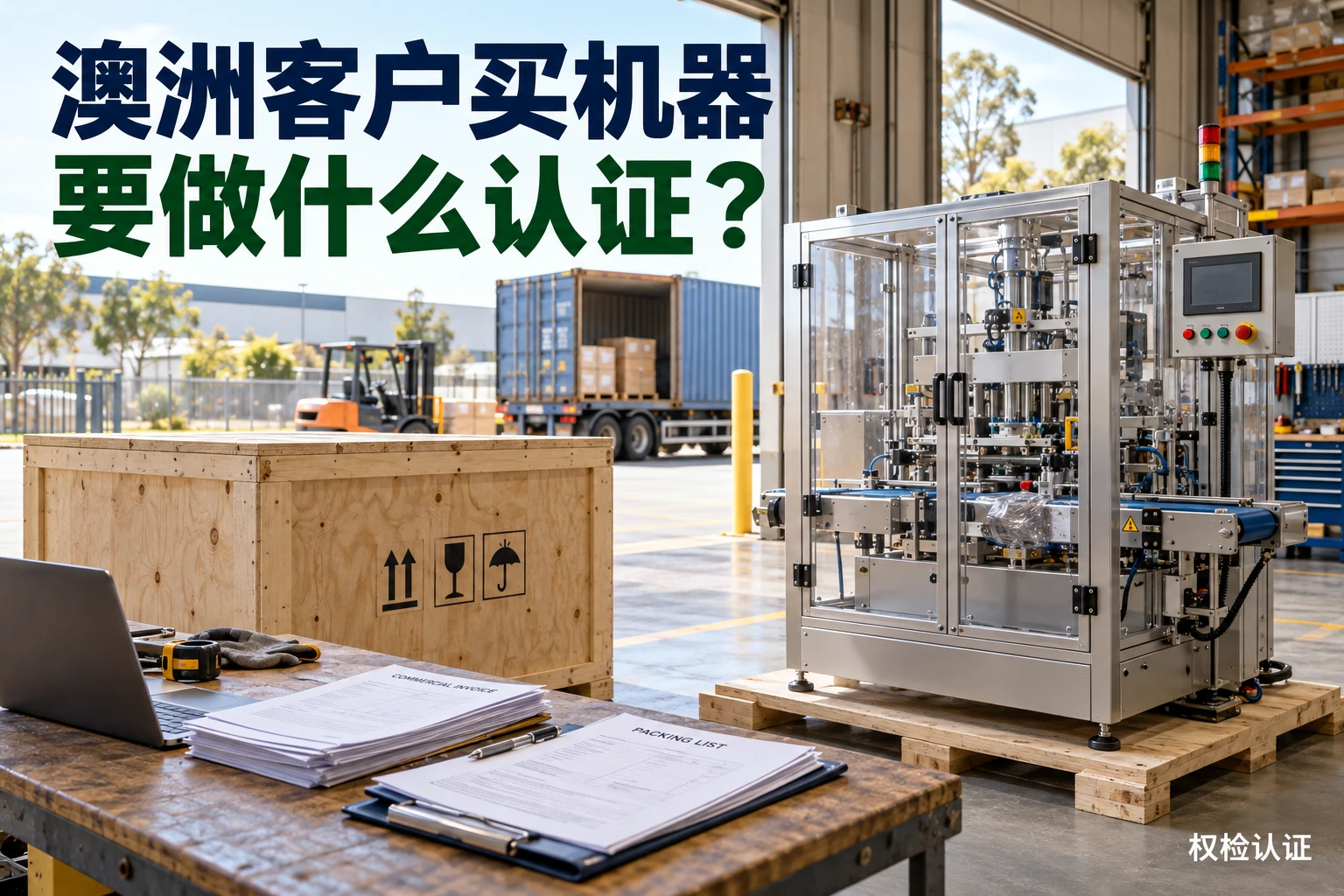澳洲客户买机器,要做什么认证?,权检认证AI业务场景封面