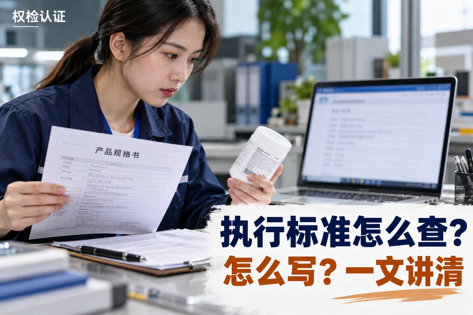 执行标准怎么查?怎么写?一文讲清,权检认证AI业务场景封面