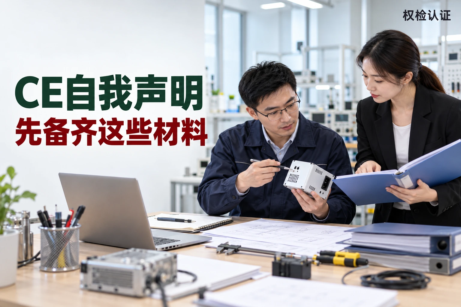 CE自我声明流程需要哪些材料?,权检认证AI业务场景封面