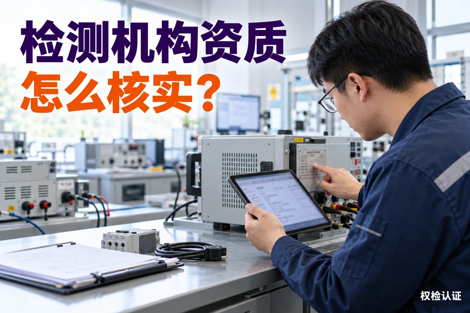 如何查询检测机构的资质?,权检认证AI业务场景封面