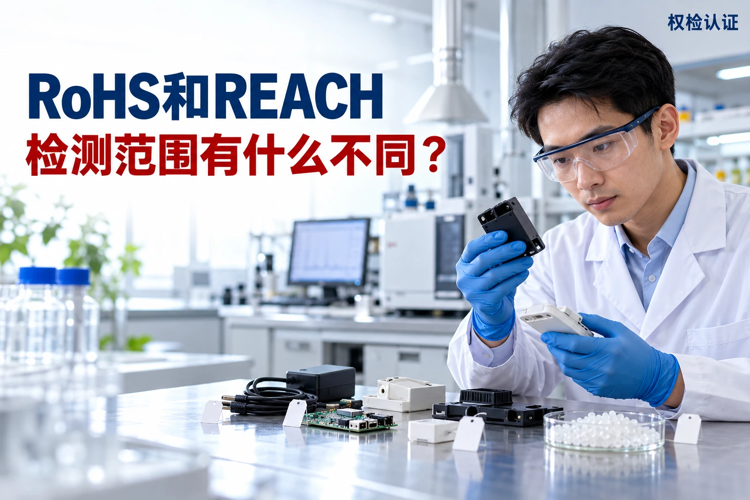 RoHS和REACH有什么区别?,权检认证AI业务场景封面