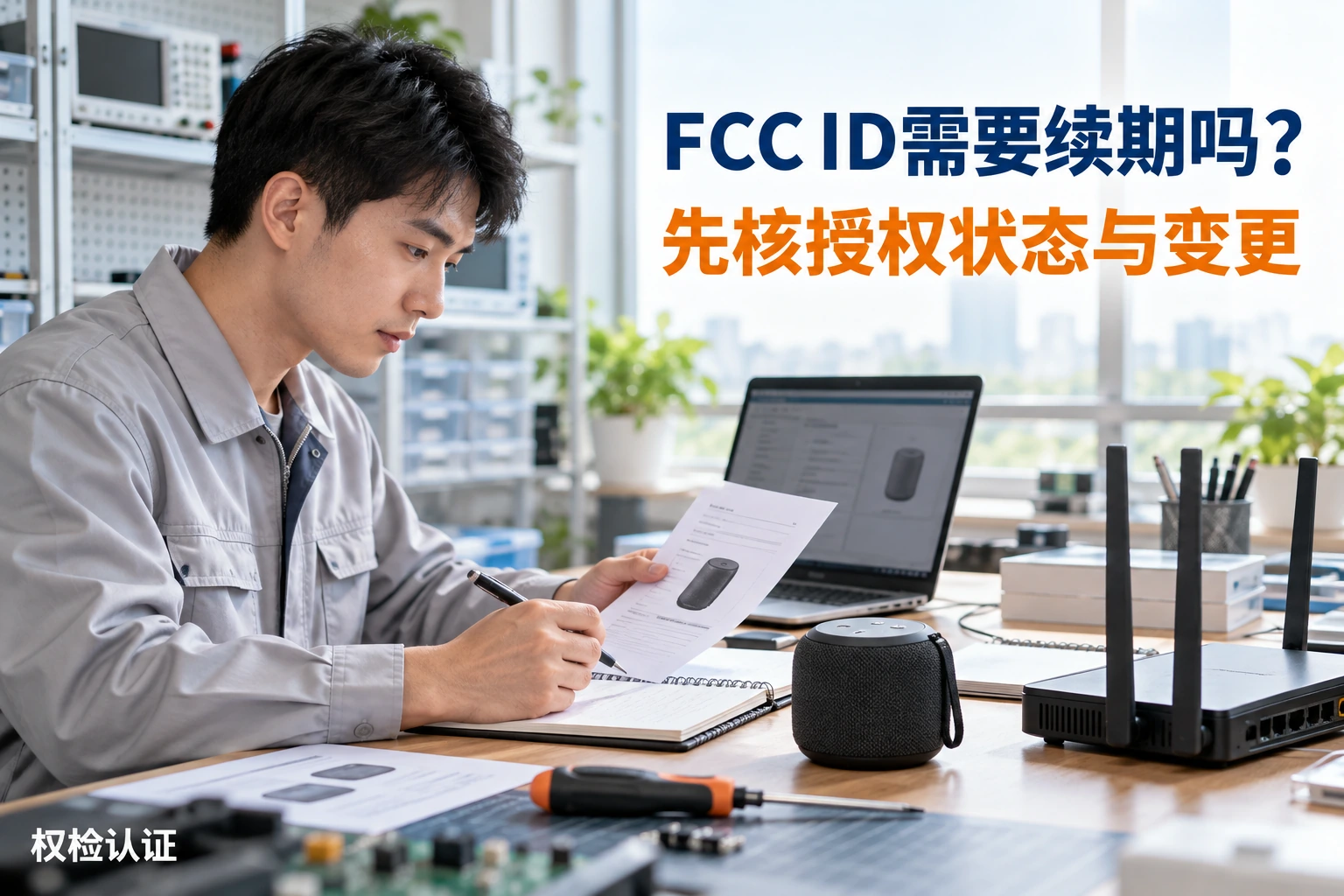 FCC ID有效期如何延长?,权检认证AI业务场景封面