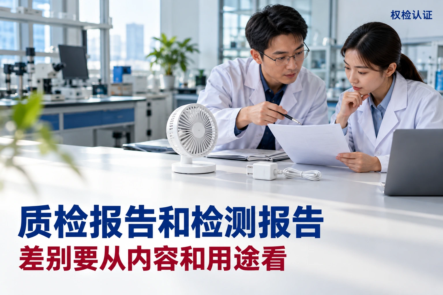质检报告和检测报告有什么区别?,权检认证AI业务场景封面