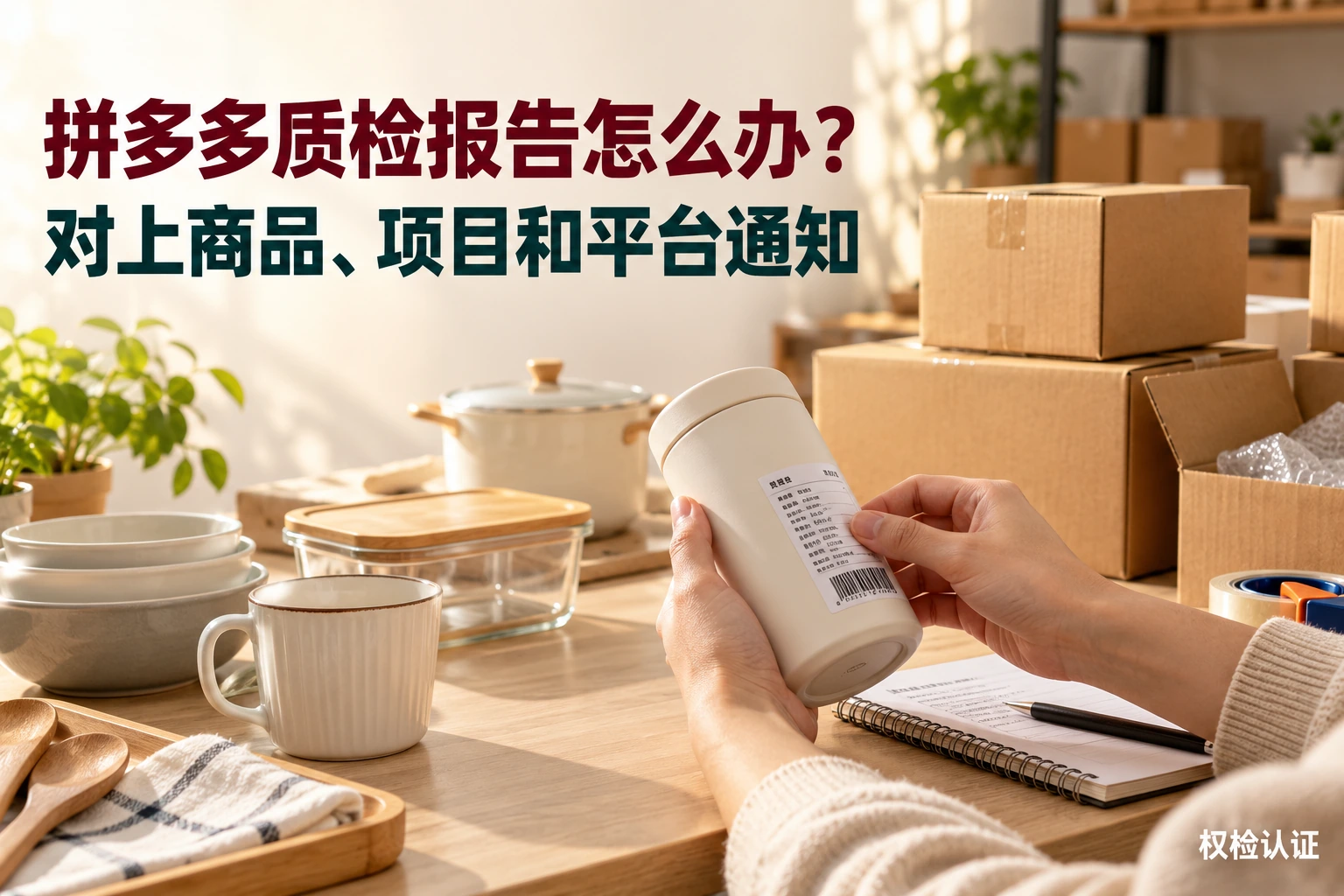 拼多多质检报告怎么办?,权检认证AI业务场景封面