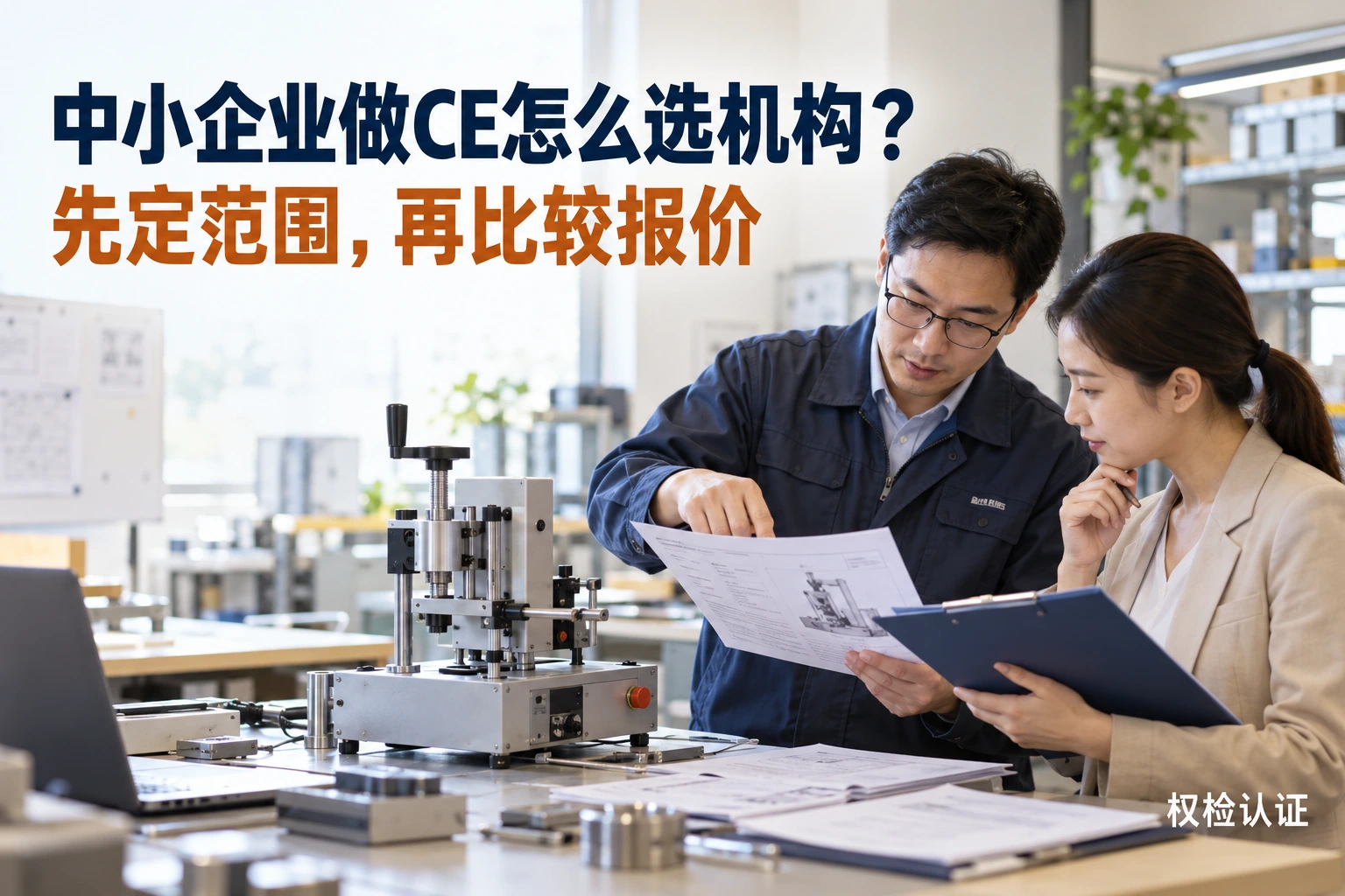 CE认证公司推荐,中小企业怎么选,权检认证AI业务场景封面