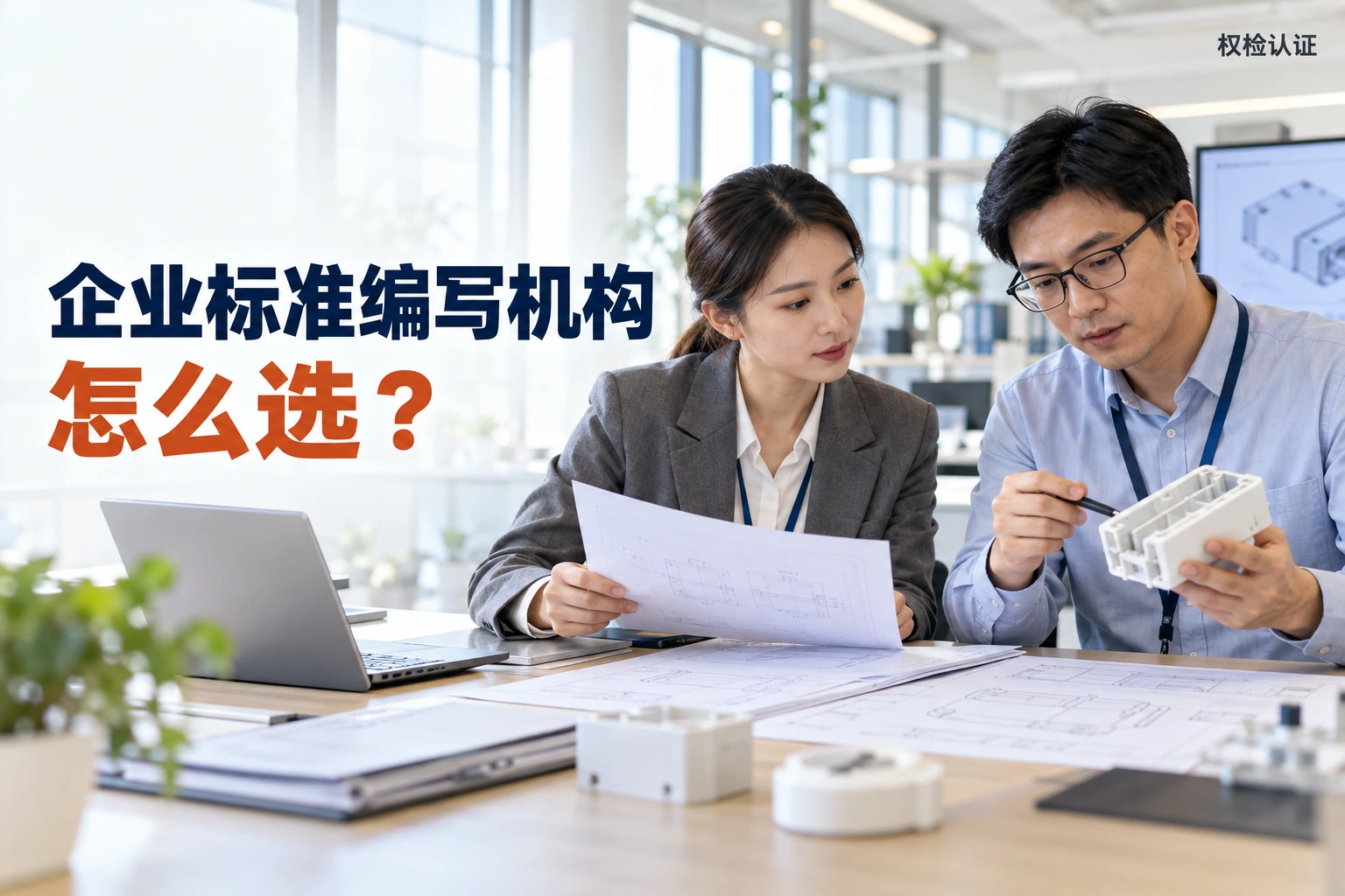 企业标准编写机构推荐,怎么选?,权检认证AI业务场景封面
