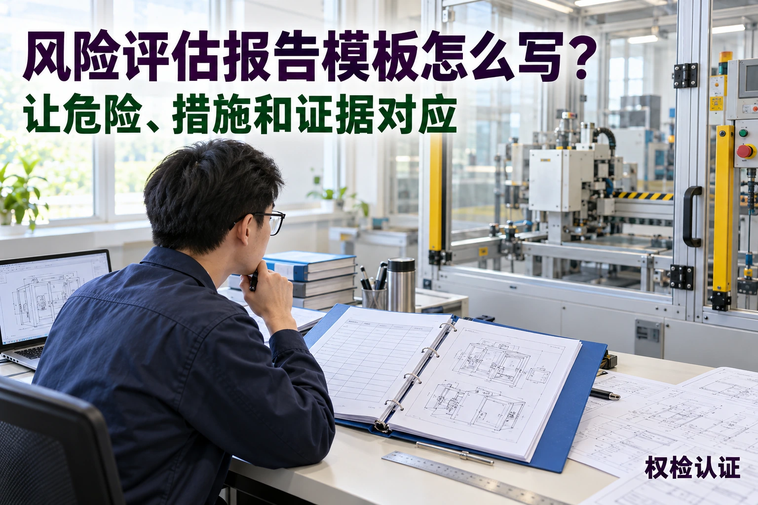 风险评估报告模板怎么写?,权检认证AI业务场景封面