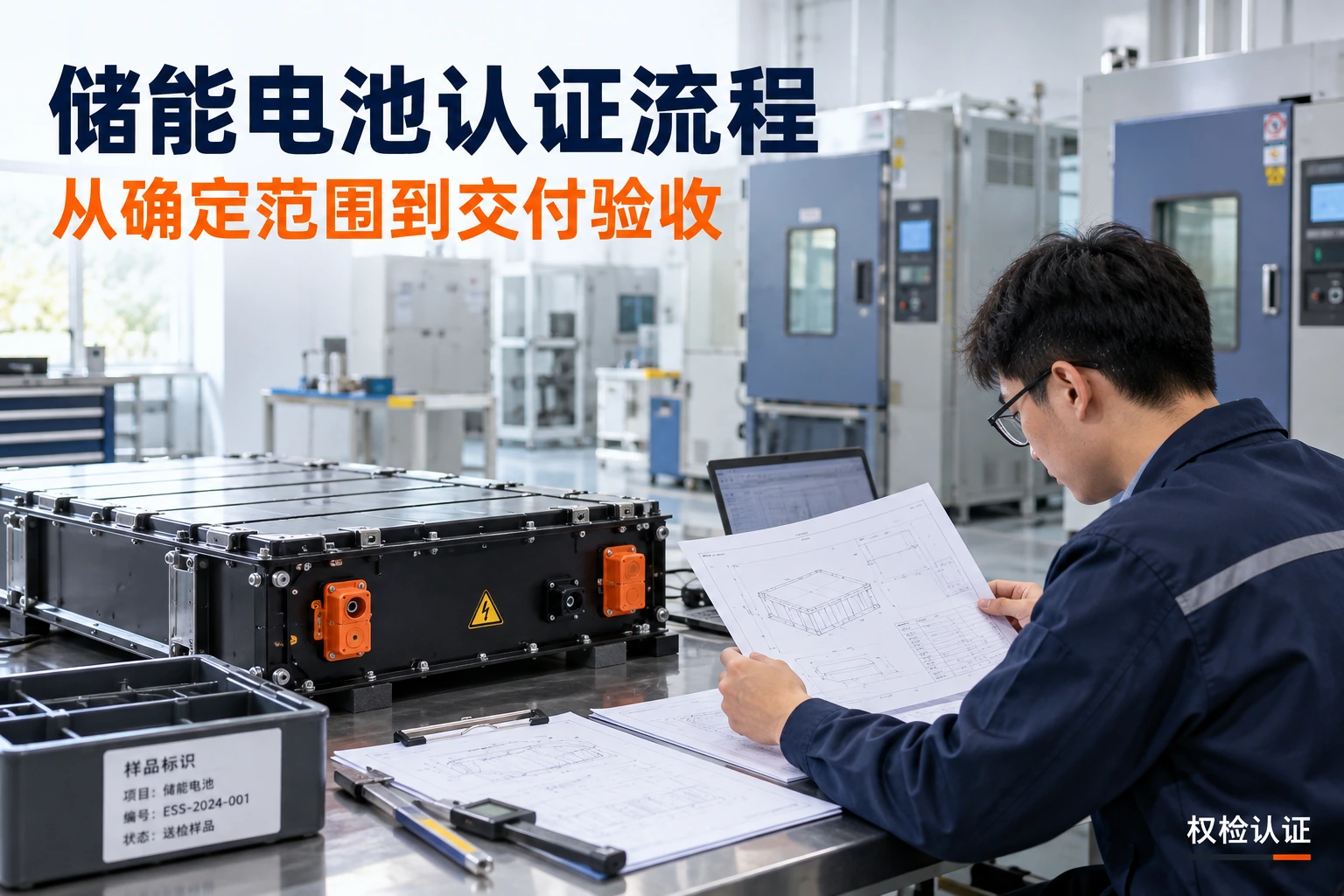 储能电池认证流程是怎样的?,权检认证AI业务场景封面