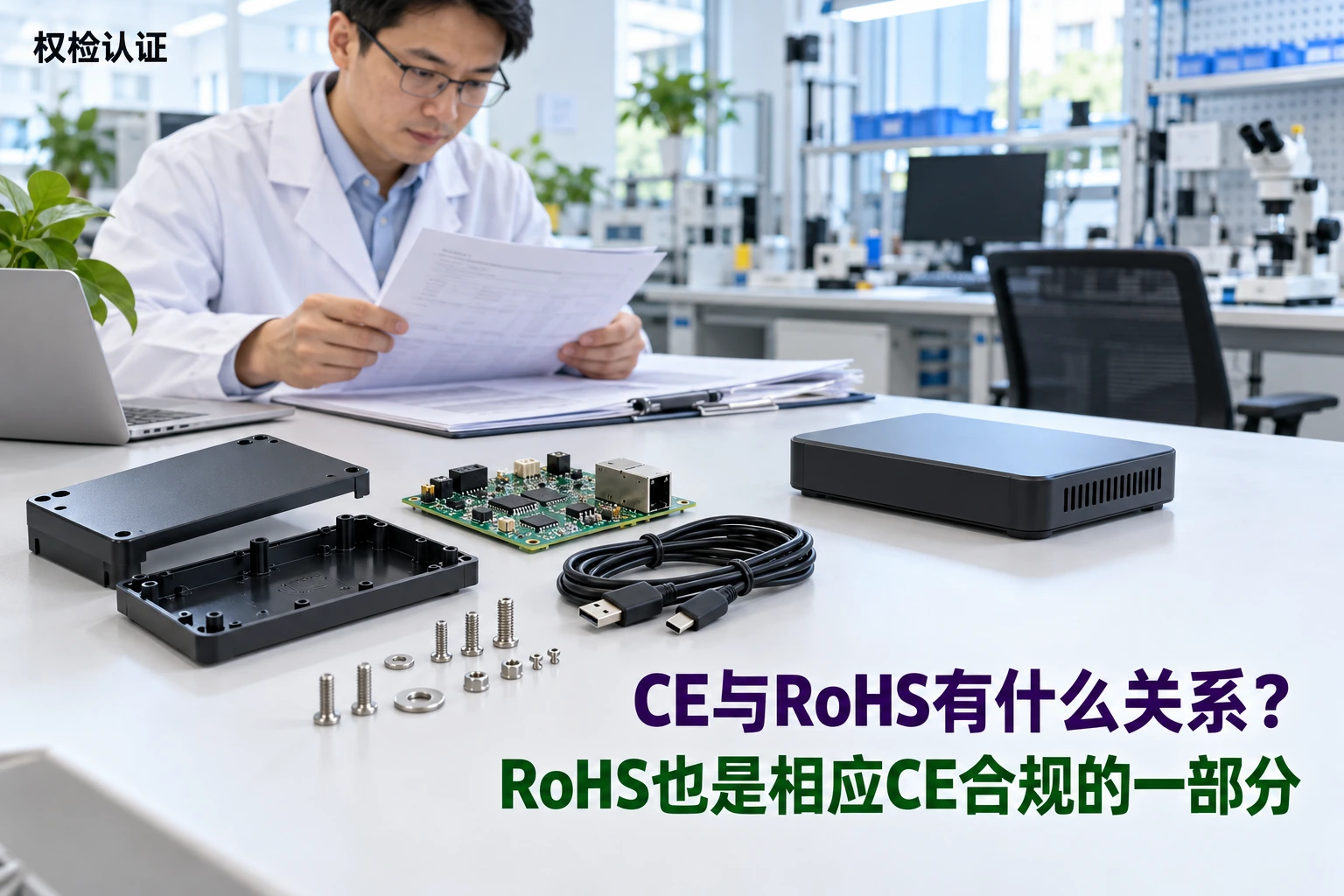 CE认证和RoHS认证有什么区别?,权检认证AI业务场景封面