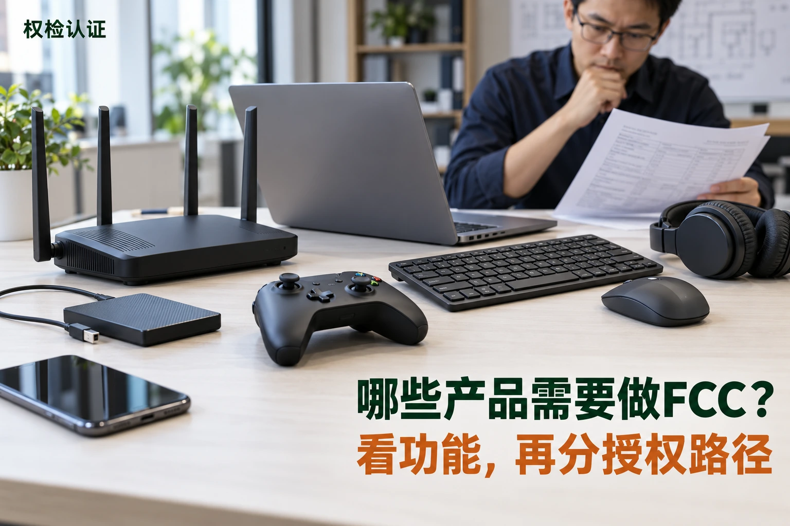 哪些产品需要做FCC认证?,权检认证AI业务场景封面