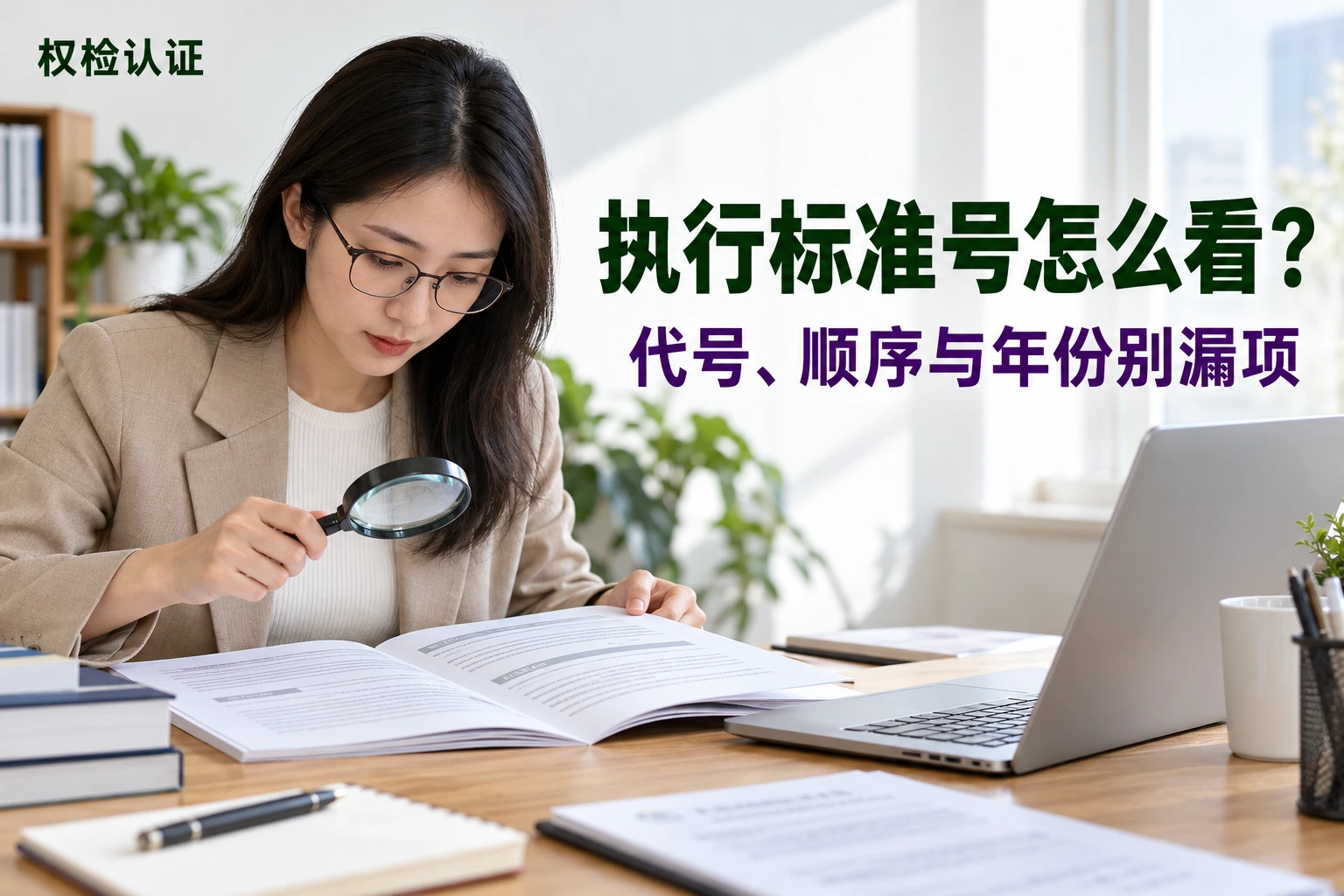 执行标准号的格式是怎样的?,权检认证AI业务场景封面