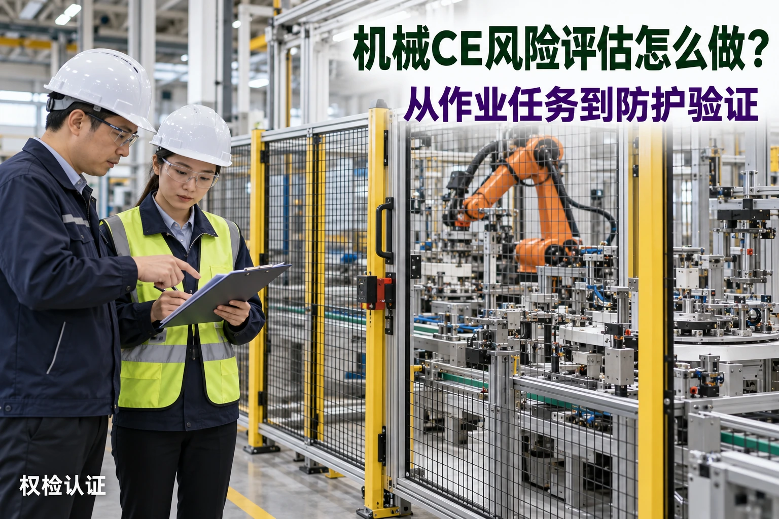 机械CE认证的风险评估怎么做?,权检认证AI业务场景封面