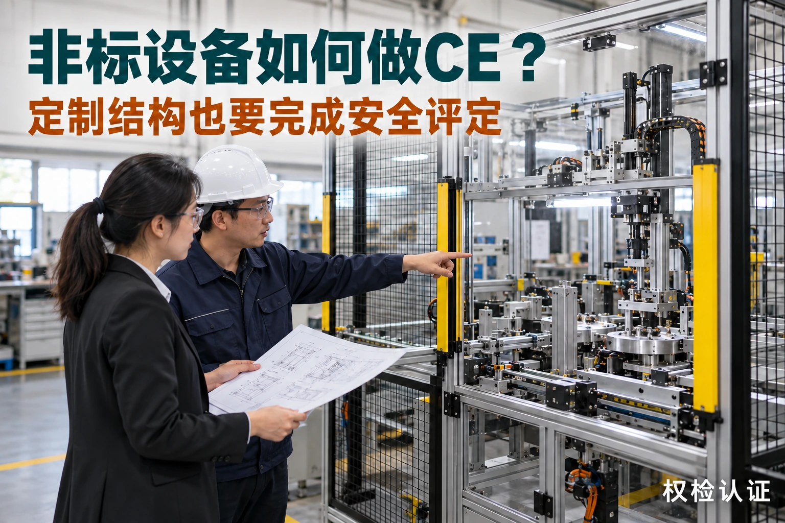 非标设备如何做CE认证?,权检认证AI业务场景封面