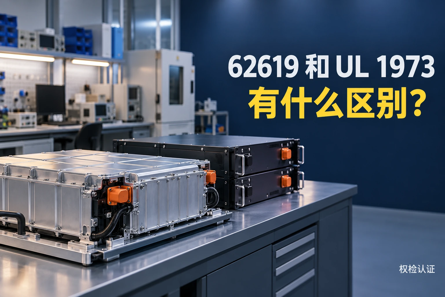 62619和UL 1973有什么区别?,权检认证AI业务场景封面