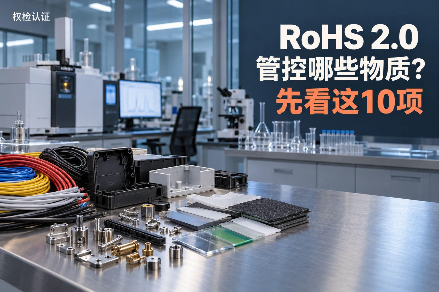 RoHS 2.0管控物质有哪些?,权检认证AI业务场景封面