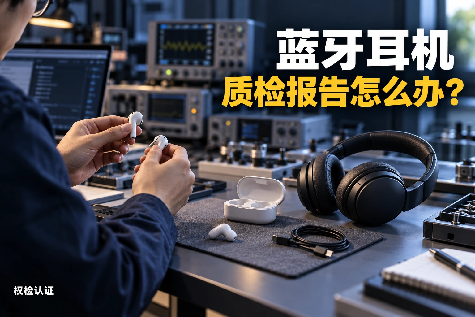 蓝牙耳机质检报告怎么办?,权检认证AI业务场景封面