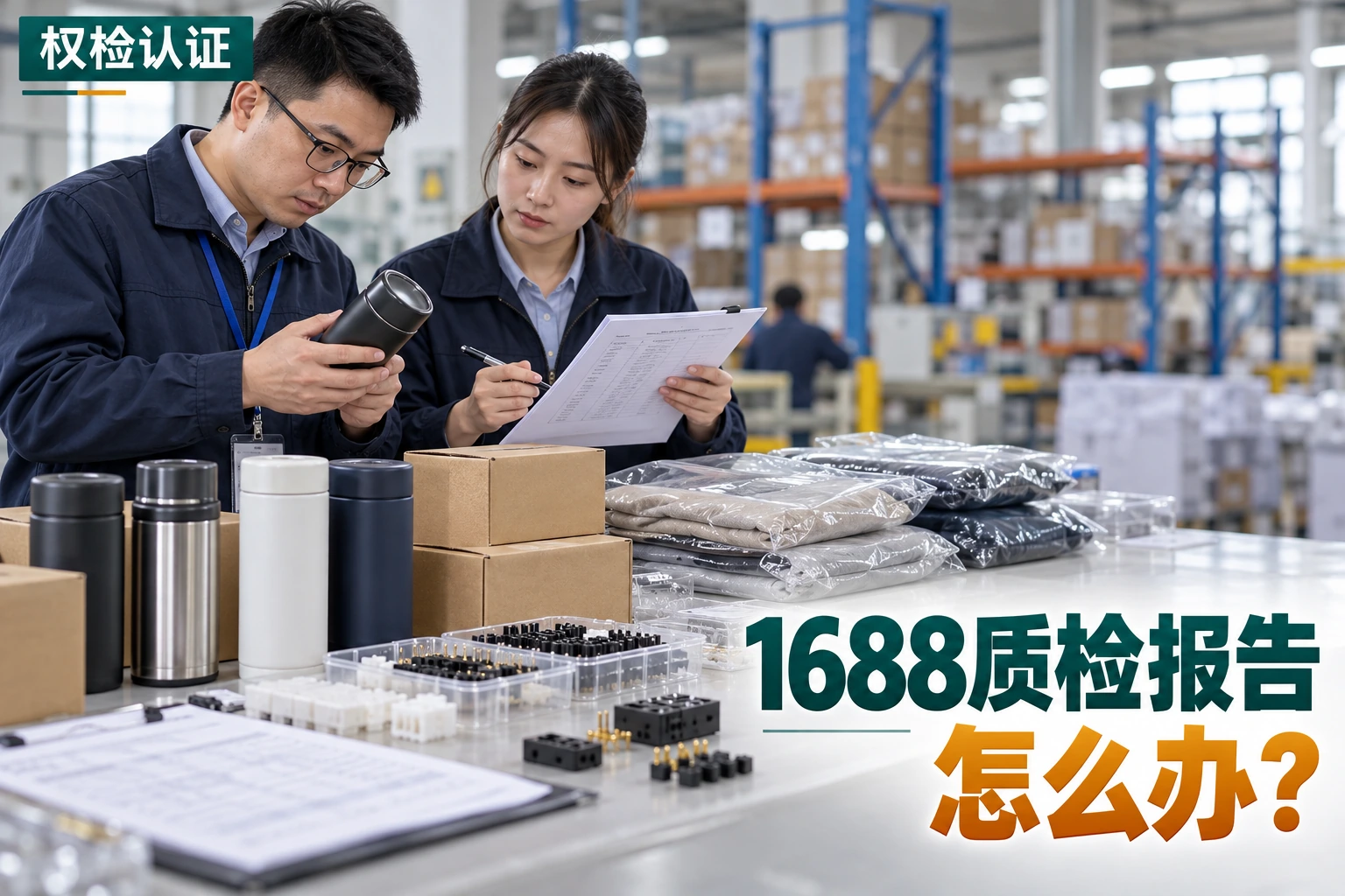 1688质检报告怎么办?,权检认证AI业务场景封面