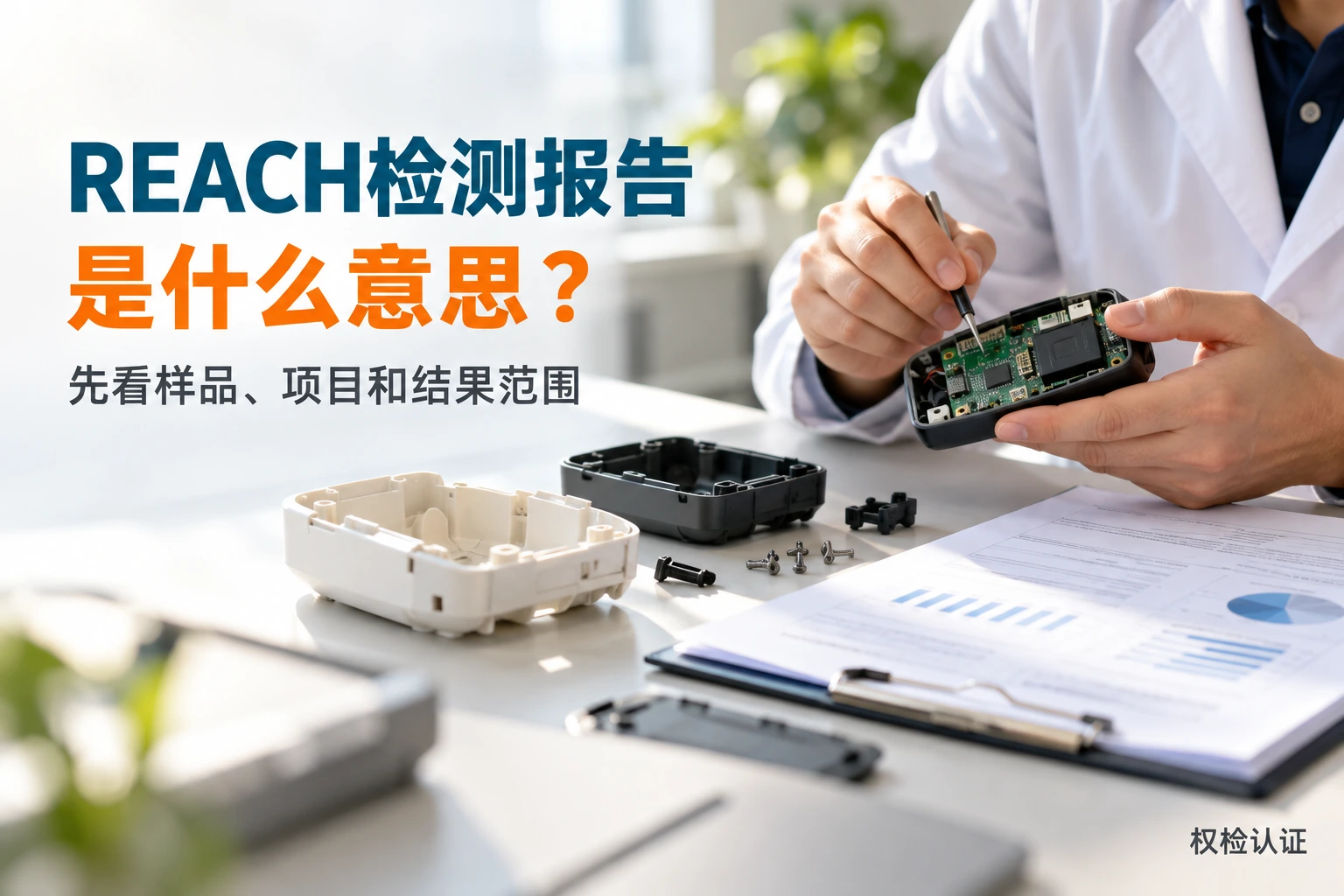REACH检测报告是什么意思?,权检认证AI业务场景封面