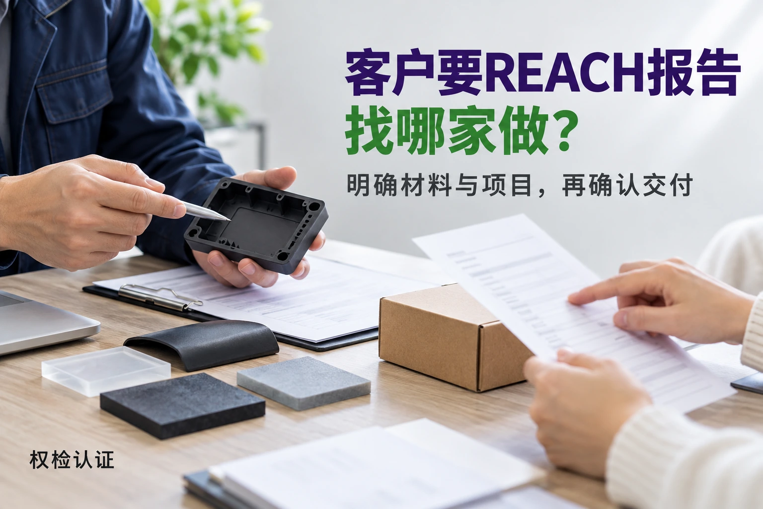 客户要REACH报告,找哪家做?,权检认证AI业务场景封面