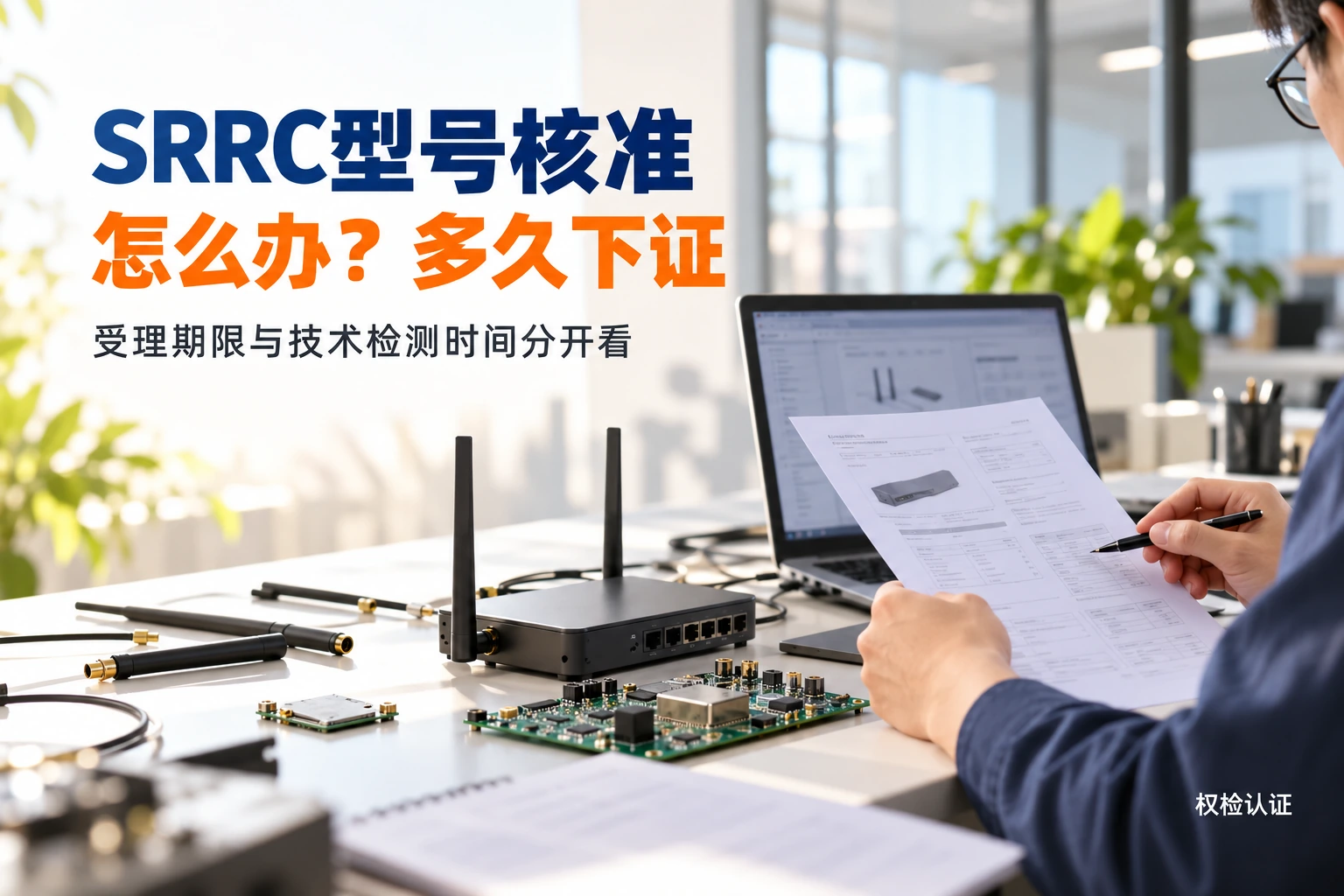 SRRC型号核准怎么办?多久下证,权检认证AI业务场景封面
