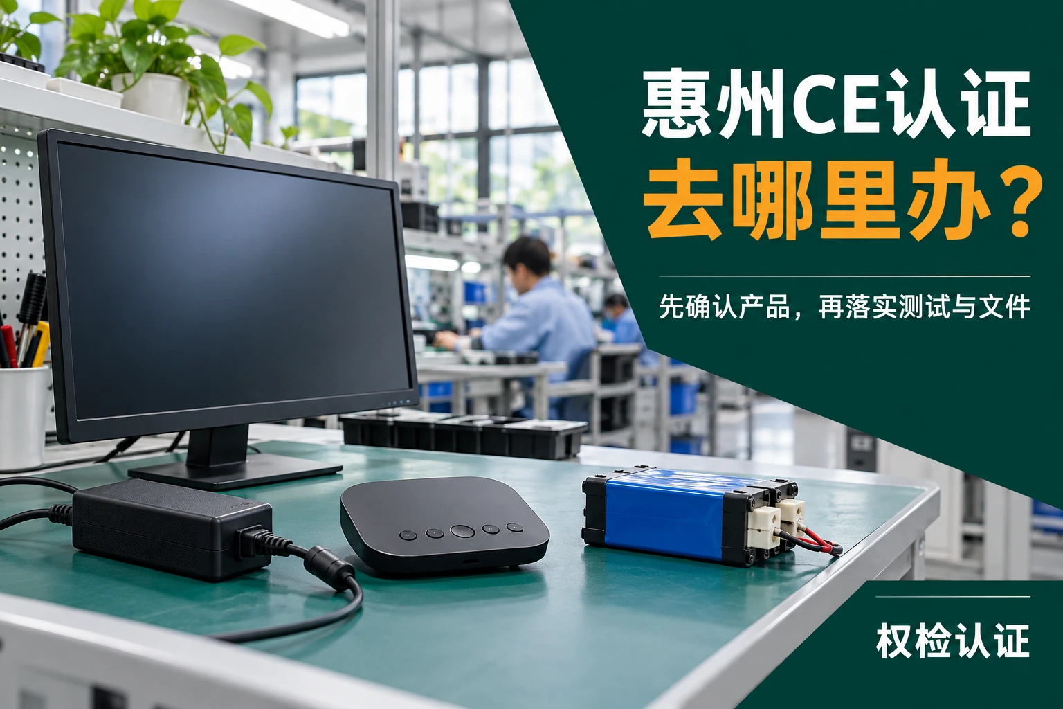 惠州CE认证去哪里办?,权检认证AI业务场景封面