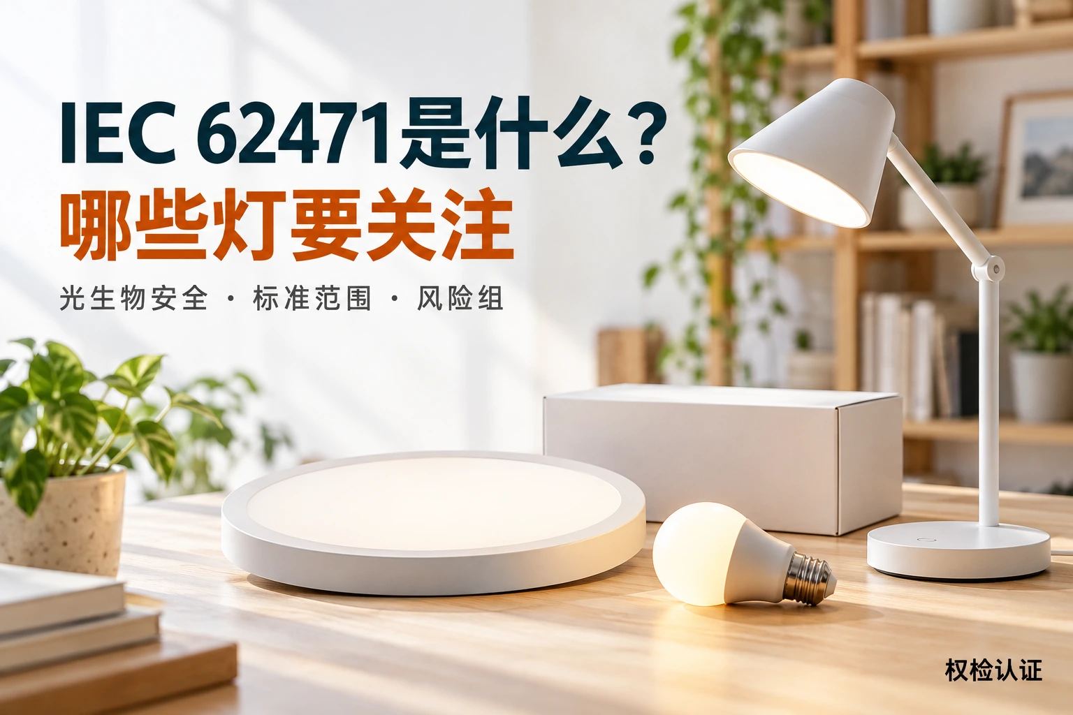IEC 62471是什么?哪些灯要做,权检认证AI业务场景封面