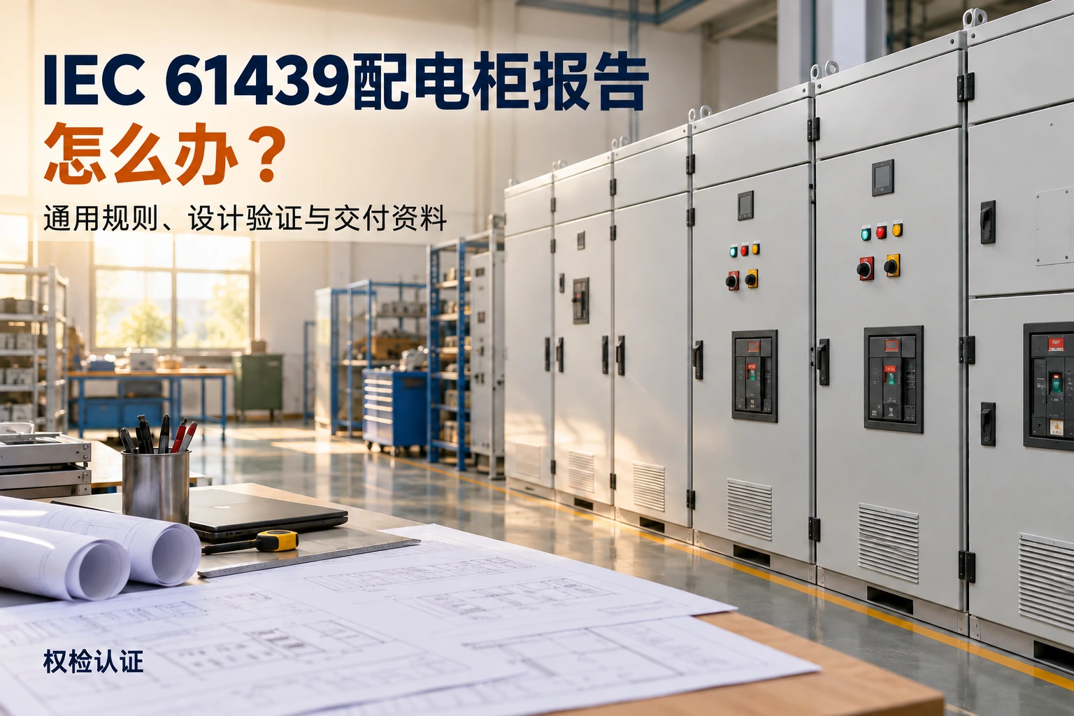 IEC 61439配电柜报告怎么办?,权检认证AI业务场景封面