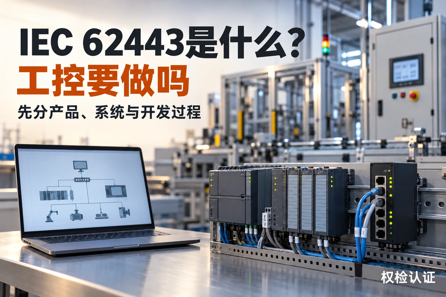 IEC 62443是什么?工控要做吗,权检认证AI业务场景封面