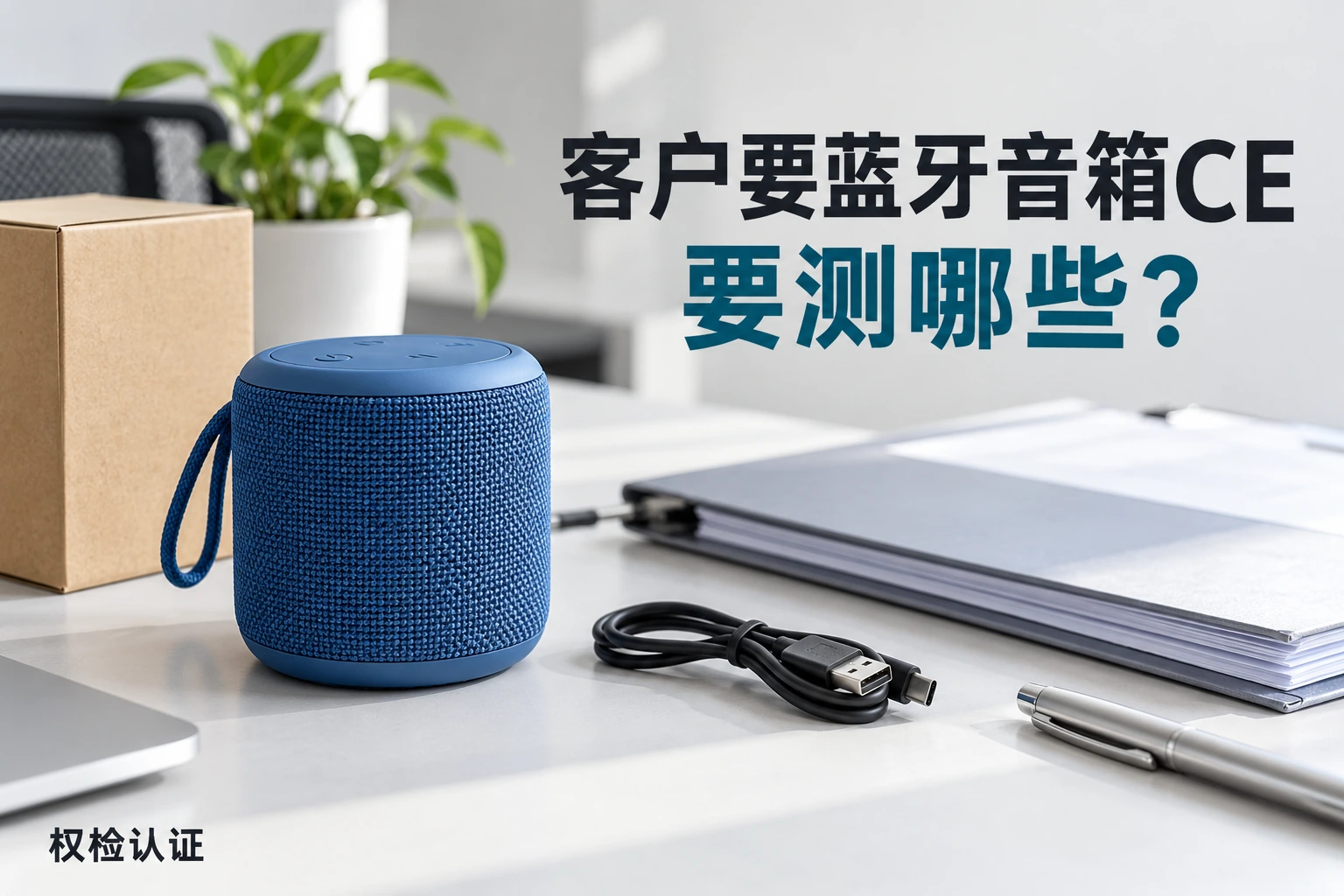 客户要蓝牙音箱CE,要测哪些?,权检认证AI业务场景封面