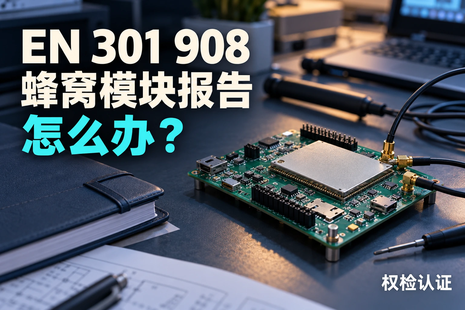 EN 301 908蜂窝模块报告怎么办?,权检认证AI业务场景封面
