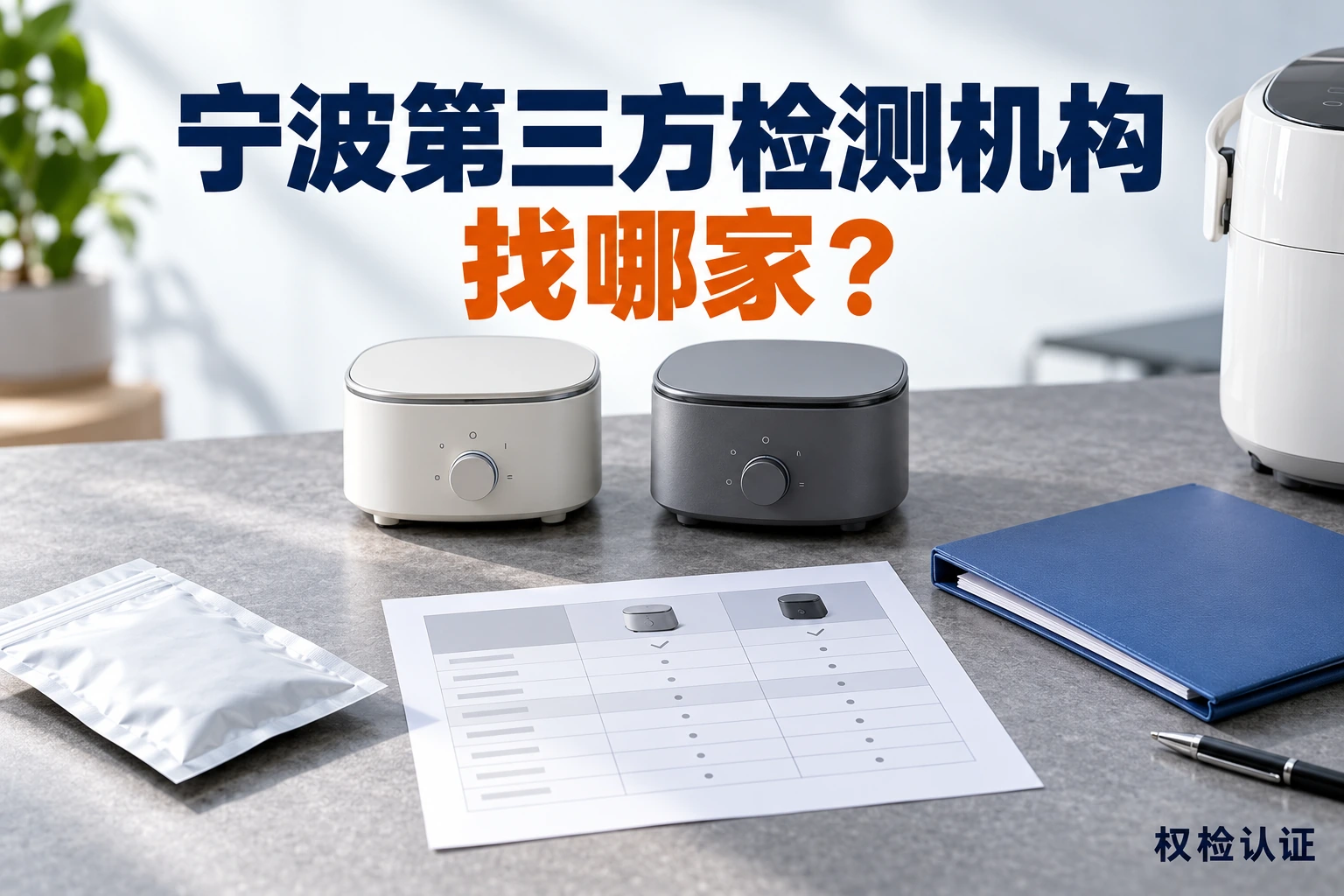 宁波第三方检测机构找哪家?,权检认证AI业务场景封面