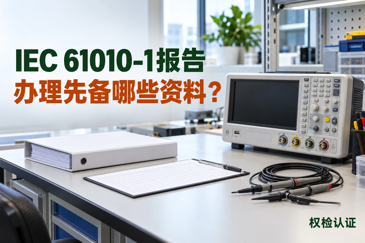 IEC 61010-1报告怎么办?几天出,权检认证AI业务场景封面